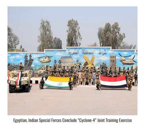 Egyptian, Indian Special Forces Conclude “Cyclone-4” Joint Training Exercise