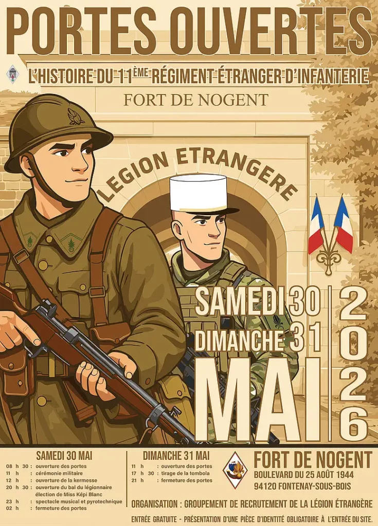 JPO légion étrangère fort de nogent