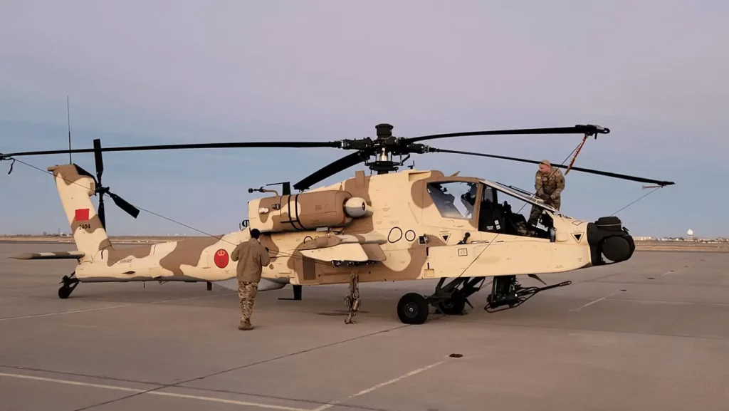 L'Apache helicoptère militaire