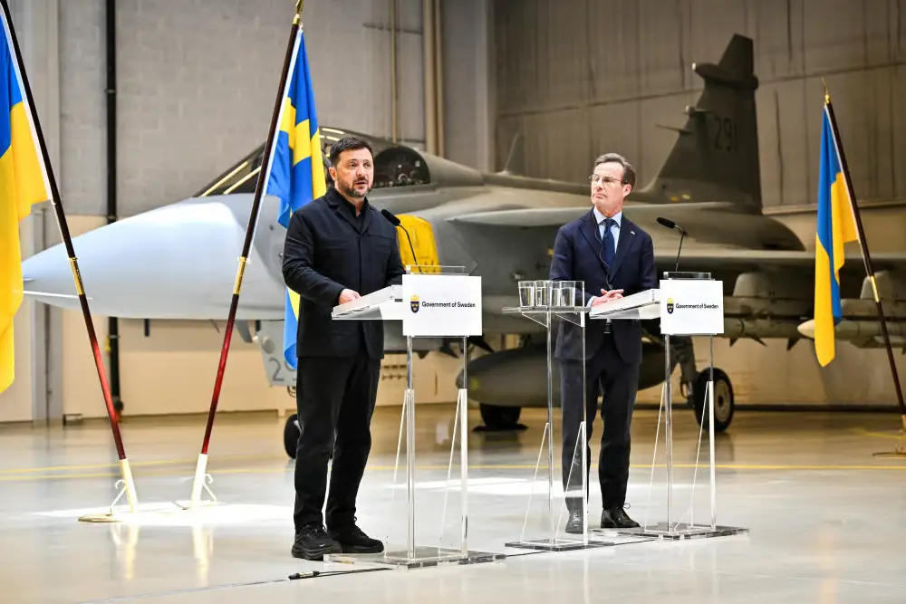 Ukraine commande Gripen Suède