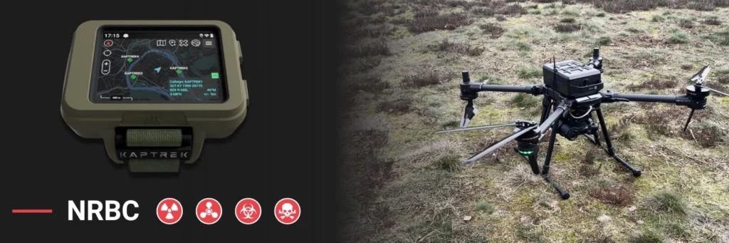 Drone NRBC et Montre Tactique KAPTREK