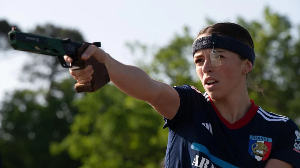 L’aviateur de 2e classe Louison Cazaly, pentathlonienne