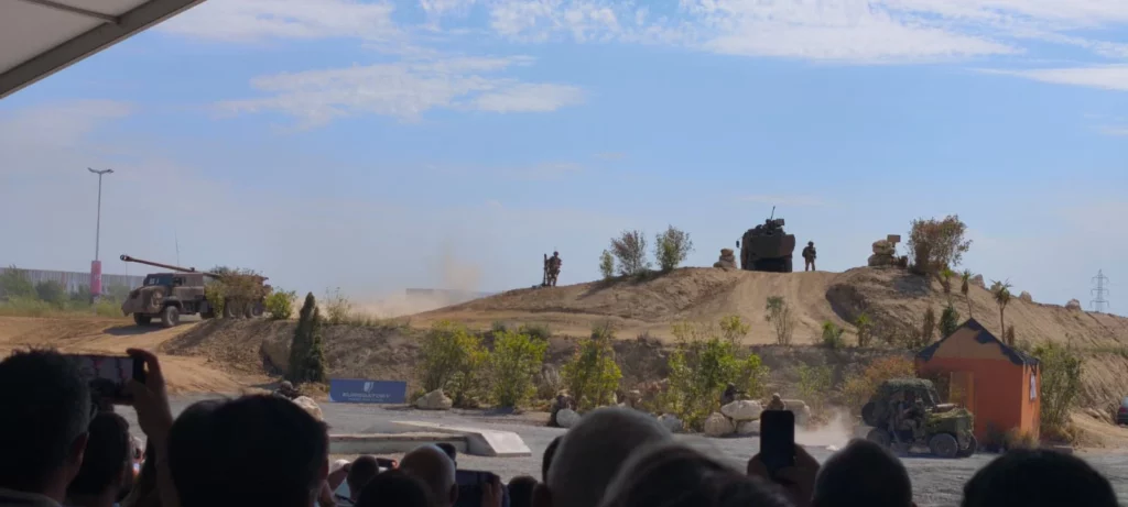Démonstration de l'armée en zone urbaine à l'eurosatory 2026