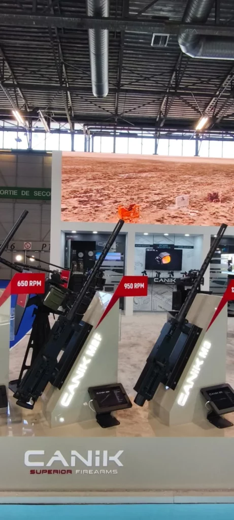 canik mitrailleuse exposition eurosatory