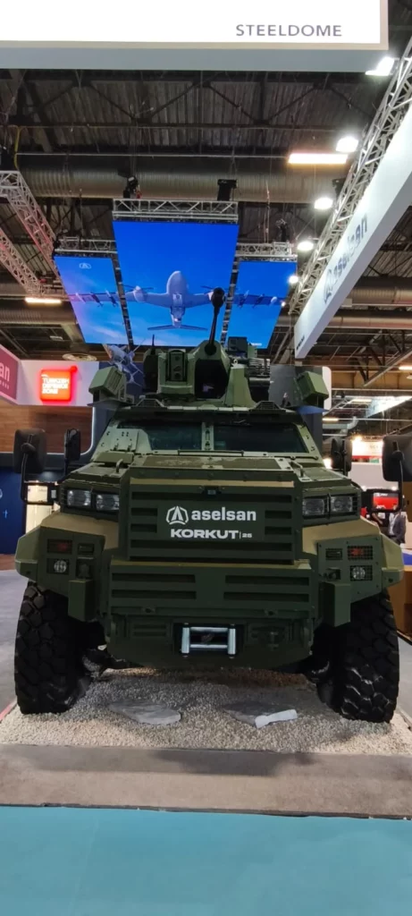 véhicule antiaérien korkut arelsan à l'eurosatory 2026
