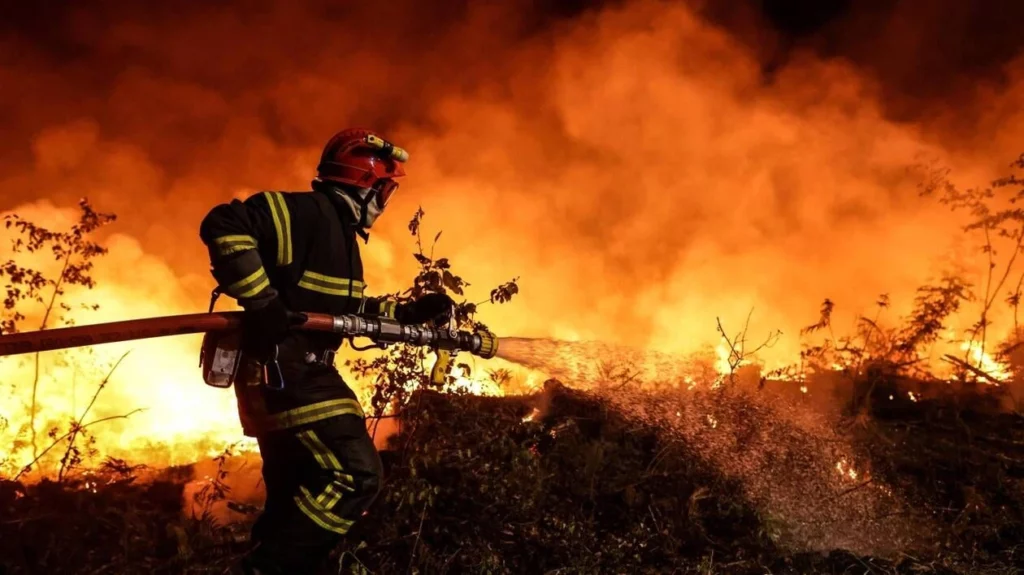 Incendie gironde france
