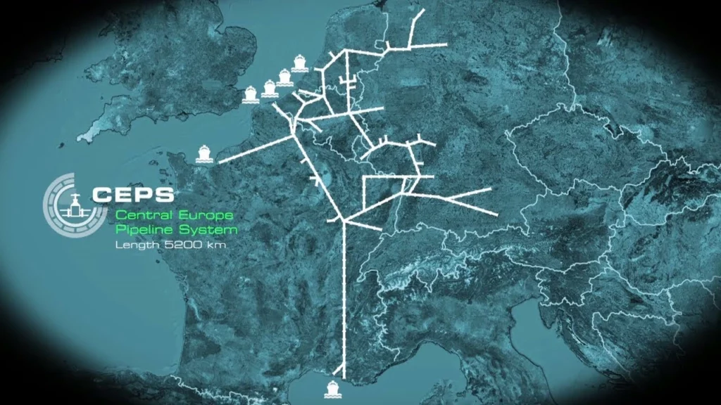 réseau stratégique de pipelines militaires OTAN