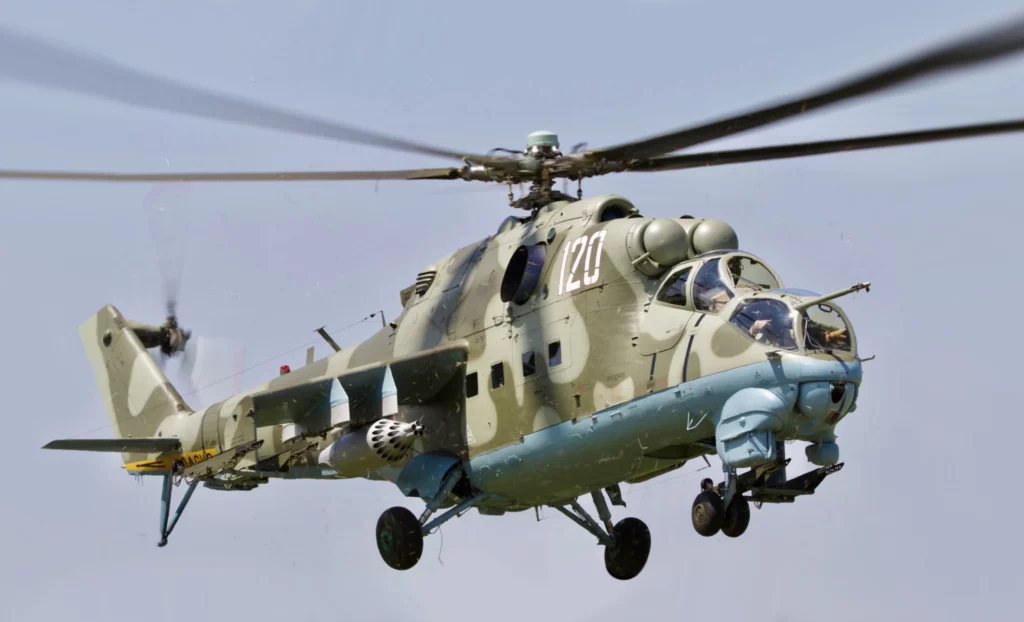 Hélicoptères Mi-24 don alégerie