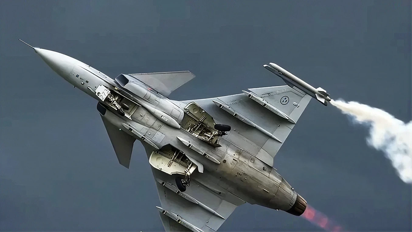 avion de combat Gripen hongrois atterrissage d’urgence
