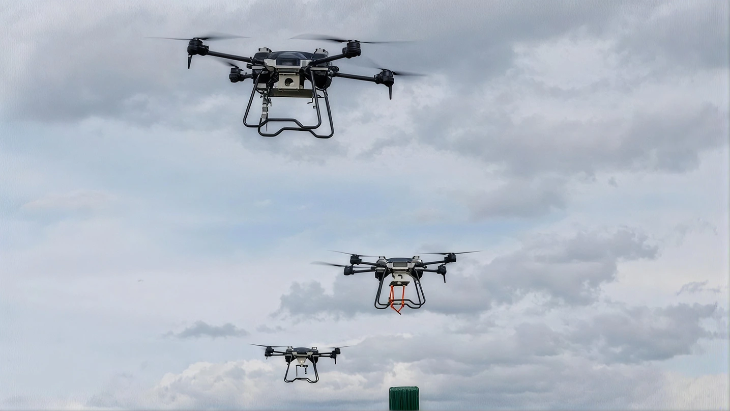 Démonstration drones corée