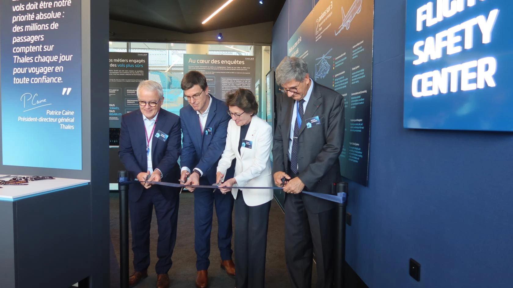 Thales ouverture nouveau Flight Safety Center