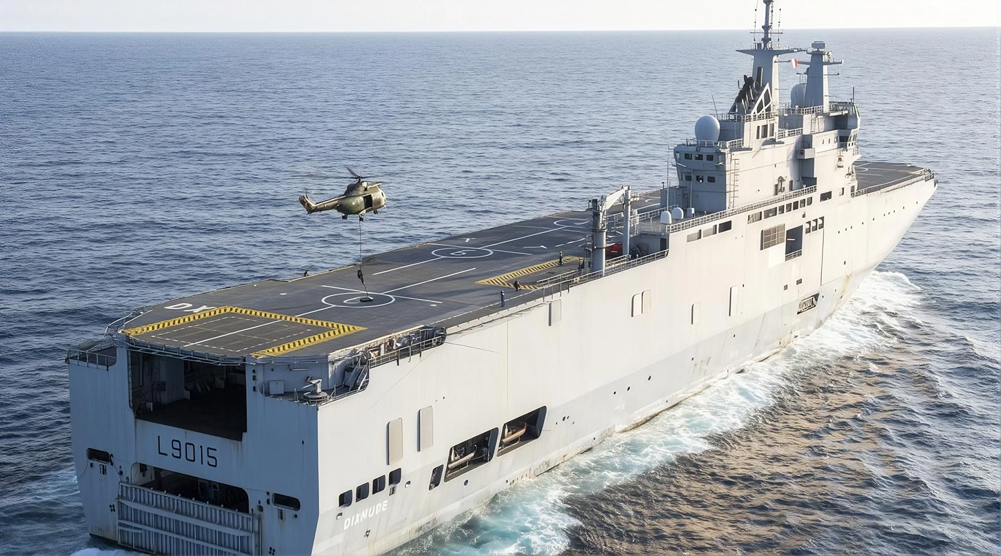 porte-hélicoptères amphibies (PHA) Mistral Rampart Naval Group