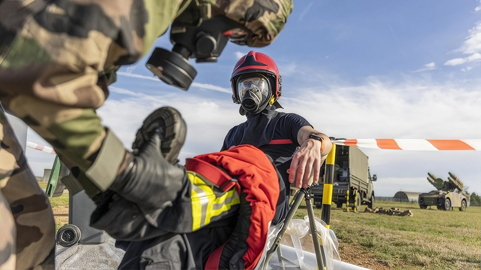 Exercice BASEX drones attaque chimique